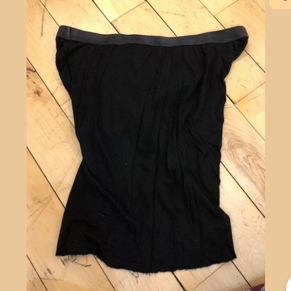 Rick Owens Knit Strapless Top Sz 40 - Picture 6 of 16